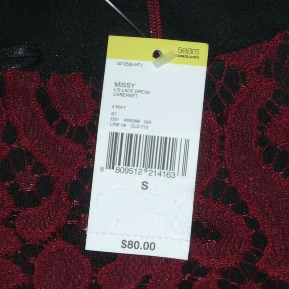 Women's Dress Metaphor Sheath Lace S M XL NEW - Picture 4 of 4